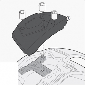 Kit Custom Intruder 125 Semi Guidão + Retrovisor + Piscas